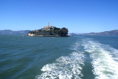 leaving Alcatraz Prison