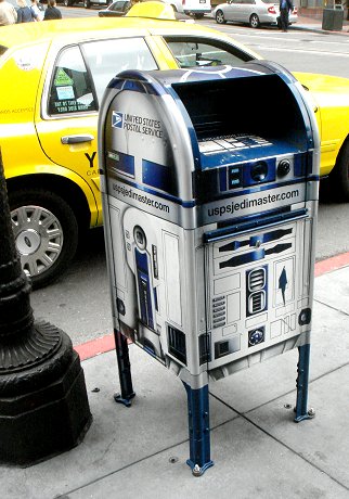 R2D2 post box in San Francisco