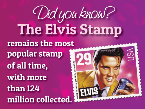 Elvis Presley stamp fact 