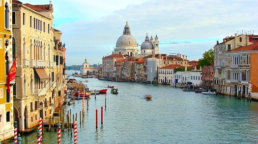 Gorgeous view of a canal in Venice