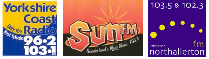 yorkshire coast radio, Sun fm and Minster Northallerton fm