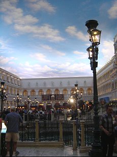 St. Marks Square inside the venetian hotel Las Vegas