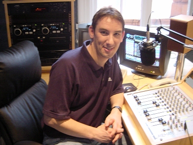 Paul Denton at Radio Hartlepool