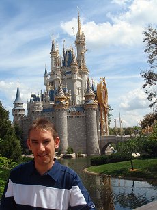 Paul Denton and Disney castle