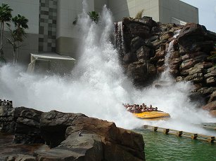 Another wet ride at universal theme park